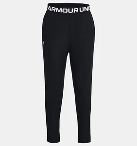 UNDER ARMOUR Girl's YOUTH UA Play Up Pants NWT Black SIZE: YOUTH MEDIUM - Picture 1 of 3
