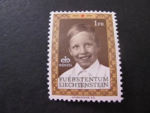 Liechtenstein Stamp 25th Anniversary of Liechtenstein Red Cross Scott # 465 - Picture 1 of 4
