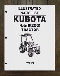 BX2200D 2200 Tractor Parts Manual Kubota BX2200 Tractor  Exploded View BX2200D - Picture 1 of 18