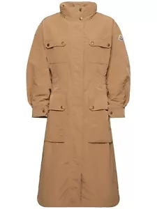 MONCLER Nantes $2185 Women's Beige Parka Jacket New - Picture 1 of 4