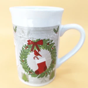 Merry & Bright - Feiertage / Weihnachten Kaffeetasse Becher - Royal Norfolk - Bild 1 von 6