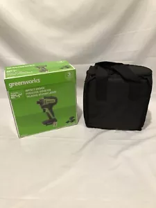 Greenworks 24V Cordless Impact Driver, (2) 2.0Ah Batteries, BAG IS24L221 NEW - Picture 1 of 5