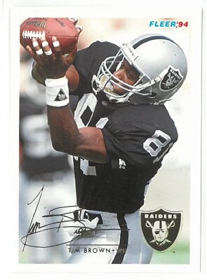 1994 Fleer Tim Brown #232 Los Angeles Raiders - Image 1 of 2
