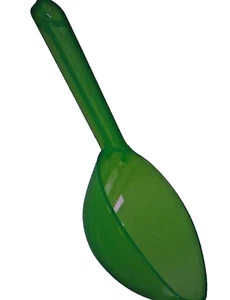 Durable, Plastic Scoop Utensil - Green - 17cm Long, Reusable - Amscan Brand. - Picture 1 of 1
