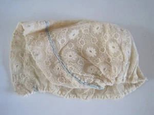 Baby Antique Hat Lace Handmade - Picture 1 of 5