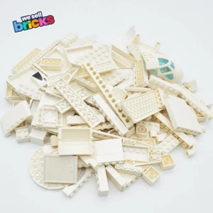 LEGO® Blanco 1kg Ladrillos, Piezas y Piezas - Paquete Genuino - Limpio - ¡Gran Valor! - Imagen 1 de 4