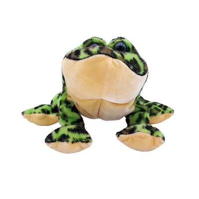 Ganz Webkinz Bullfrog Plush Stuffed Animal Toy Green Frog Spots NO CODE HM114 - Image 1 of 4