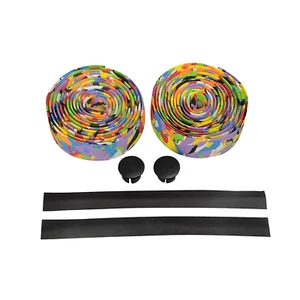 Bike Handlebar Tape - 2 Roll Self Adhesive EVA Touring Bicycle Handlebar Tapes, - Picture 1 of 8