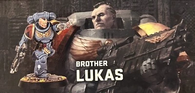 Warhammer 40,000 Space Marine БРАТ ЛУКАС ГРАНАТА Space Wolves - Изображение 1 из 3