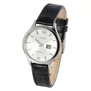 Elegante MARQUIS Damen Funkarmbanduhr Lederarmband Damenuhr Armbanduhr 983.4782 - Bild 1 von 1