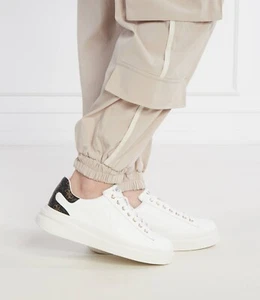 SCARPA GUESS Sneaker Donna Elbina FLJELB FAL12 WHBRO Bianco Brown NEW 2024 125€ - Foto 1 di 7