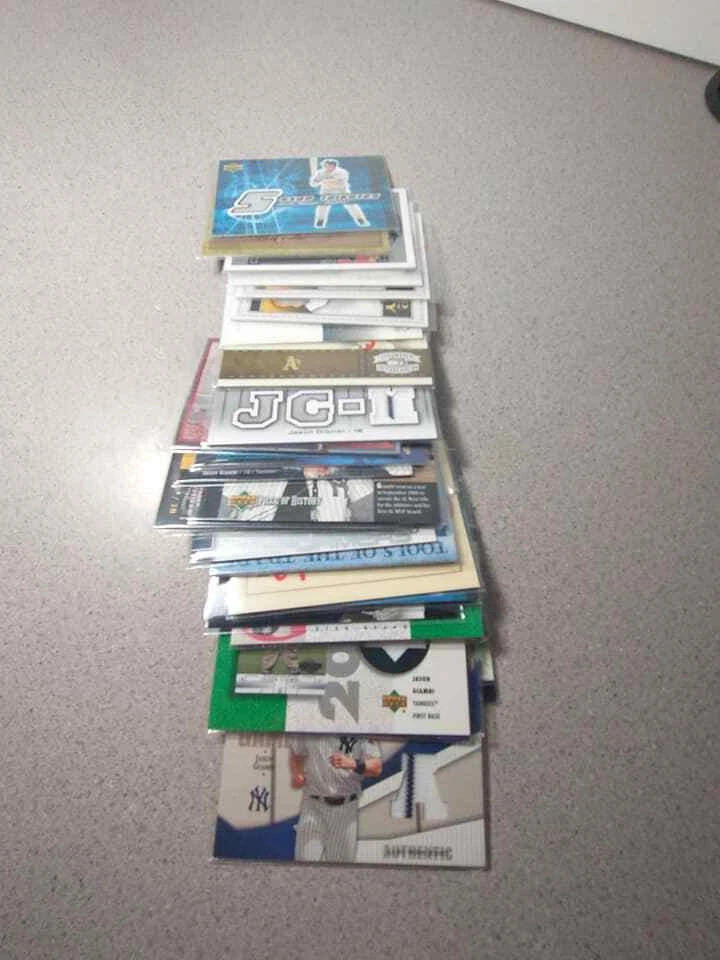 Jason Giambi Relic Game Worn Jersey Cards Some Serial #'ed You Pick Your Card - Image 1 of 1