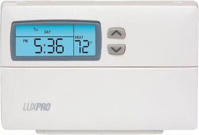 Lux Pro Psp511lc 010 Programmable Thermostat Dual Power Energy Savings Control - Image 1 of 4