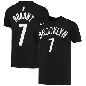 Nike Women's Brooklyn Nets Kevin Durant Black Performance T-Shirt CV9786 NWT - Picture 1 of 4