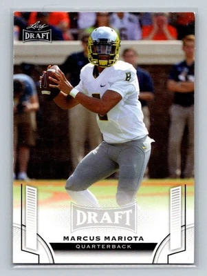 2015 Leaf Draft Rookie RC #82 Marcus Mariota Oregon Ducks Football Card - Image 1 of 2