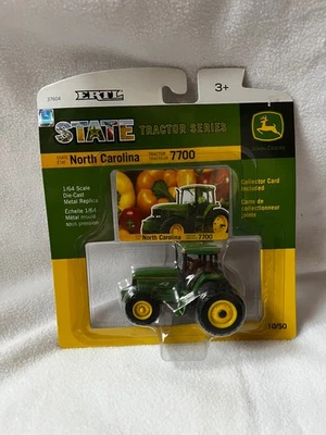 ERTL State Tractor Series John Deere 7700 Carolina del Norte escala 1:64 10/50 Foto 1 de 2
