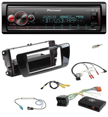 Pioneer Bluetooth USB Lenkrad DAB Autoradio für Seat Ibiza 2008-2015 klavierlack - Bild 1 von 4