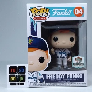Funko Pop! Freddy Funko White Aquasox Baseball HQ Exclusive #04 - Bild 1 von 6