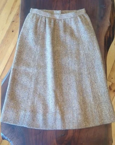 Falda para mujer Harris Tweed hecha a mano talla pequeña 4 tela tejida a mano 100 % lana - Imagen 1 de 10