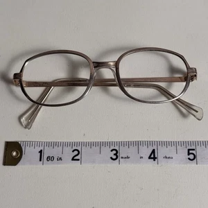 Vintage 60er Jahre M/C USA unbenutzt Gold Metallgestell Brille 48-18-135 - Bild 1 von 8