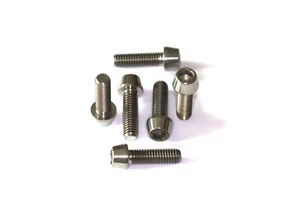 10 x Titanium Grade 5 Schrauben DIN 912 konisch / tapered M5 x 16 - Picture 1 of 1