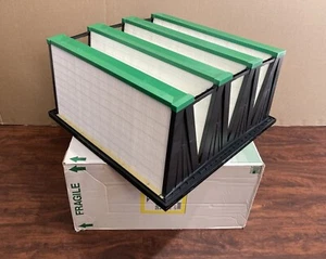 Camfil Durafil 4V 24X24X12 Air Filter 855080009 MERV-A 14-A, MERV 14 - Picture 1 of 18