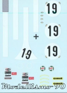 Decal 1/43 Ferrari 250 LM Ch. 6053 #19 Le Mans 1968 Vestey/Pike NEW - Picture 1 of 1