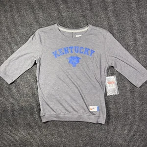 Nike Kentucky Wildcats Long Sleeve Shirt Womens Gray New Large - Picture 1 of 11