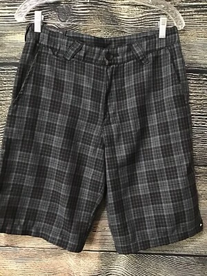 Pantalones Cortos Quiksilver Talla 30 Negro/Gris 5 Bolsillos Usados en Excelente Condición Se ven Geniales Foto 1 de 4