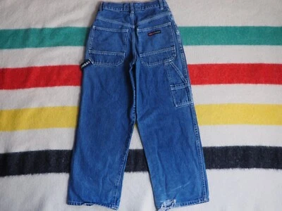 VTG 90s Y2k 2000s Union Bay Wide Leg Baggy Faded Blue Denim 26x25 Jeans Womens P - Image 1 of 4