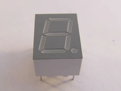 10 Stück - HDSP301A Agilent, 10mm, 7-Segment Anzeige, gem.Anode, ROT - 10pcs - Image 1 of 4