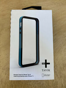 Tavik Outer Edge Bumper Case for iPhone 5 Blue (New in Box)
