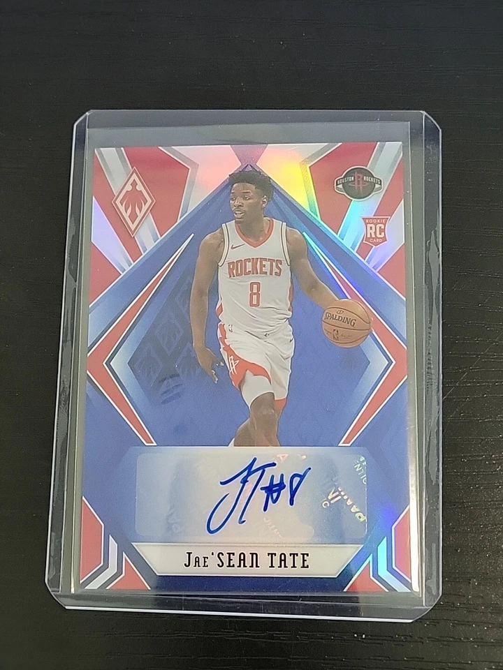 2020-21 Panini Chronicles Phoenix Blue /25 Jae'Sean Tate #PH-JAE Rookie Auto RC - Image 1 of 2