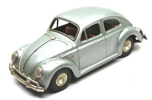 Vintage 1960s Japan Tin Friction VW Volkswagen 8" Bug Litho Interior! Beetle - Picture 1 of 6