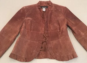 Women's PP Jones New York Brown Suede Jacket - Picture 1 of 12