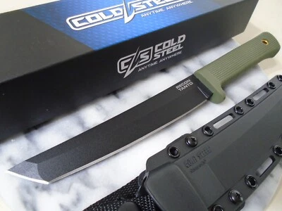 Cold Steel Recon Tanto Fixed Blade Knife Full Tang SK-5 OD Green CS-49LRT-ODBK - Image 1 of 4
