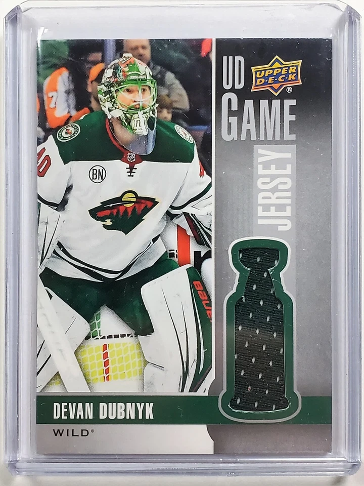 2019-20 Upper Deck UD Game Jersey Devan Dubnyk #GJ-DD - Image 1 of 2