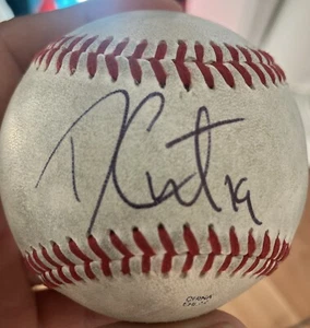 Demetrio Crisantes Signed MiLB Baseball Visalia Rawhide Arizona Diamondbacks MLB - Picture 1 of 6
