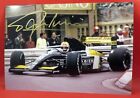 PHOTO cm 13x19 signed by Pierluigi MARTINI MINARDI M191 #23 MONACO GP F1 1991