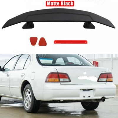 For Nissan Maxima SE GXE 46" Matte Black Car Rear Trunk Spoiler PRO-Style Wing - Image 1 of 4