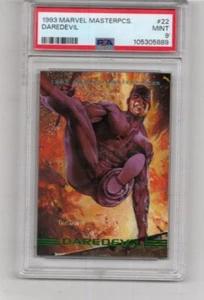 1993 MARVEL MASTERPIECES DAREDEVIL VINTAGE COMIC CARD #22 PSA 9 MINT - Picture 1 of 1
