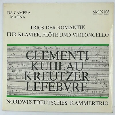 Lp Nordwestdeutsches Kammertrio – Trios Der Romantik Klavier, Flöte, Violoncello - Bild 1 von 4