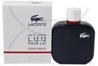 Eau De Lacoste L.12.12 French Panache 3.3/3.4.oz EDT Spray For Men New In Box