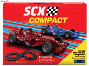 SCX Compact 1:43 Formula Challenge Starter Set Slot Car - Imagen 1 de 4
