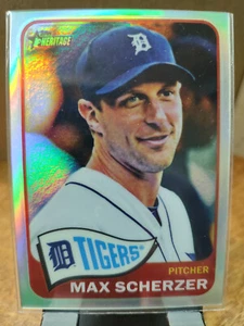 2014 Topps Heritage Chrome Refractors #493 Max Scherzer Detroit Tigers /565 - Bild 1 von 2