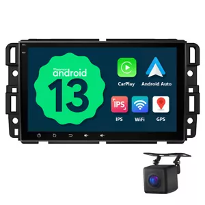Android 13 8" CarPlay Car Stereo Radio For Chevy Silverado Impala GMC Acadia CAM - Picture 1 of 17