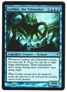 MTG Lorthos the Tidemaker ZEN Mythic Rare FOIL Legendary Creature Unplayed NM - Picture 1 of 2