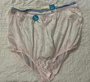 New Ivory Pink Blue Vanity Fair brief panties 3 pair Perfectly Yours 4x 11 4XL - Picture 1 of 3