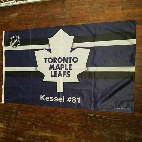 TORONTO MAPLE LEAFS #81 Kessel 61X35 NHL Extra large Flagpole Yard FLAG BANNER Cover