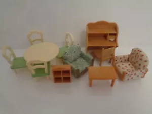 sylvanian famiglie tavolo sedie scrivania poltrone arredo - Foto 1 di 11